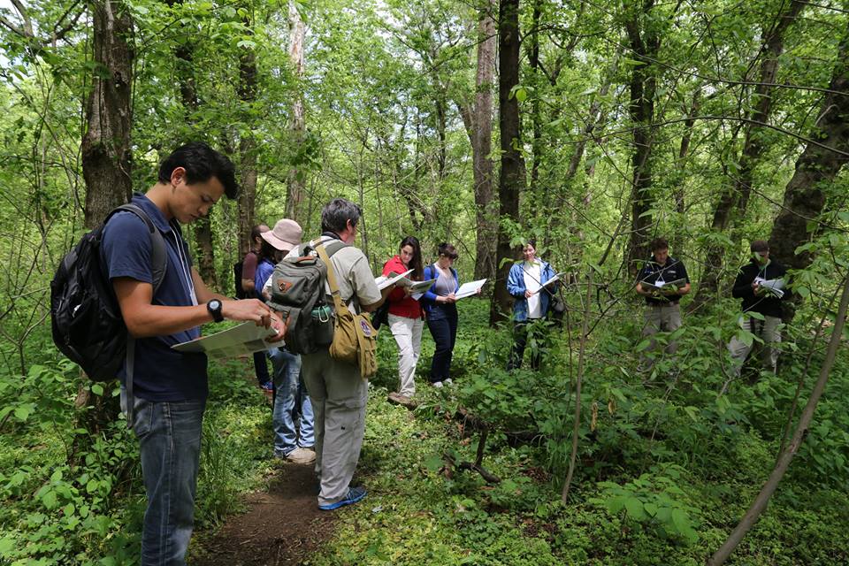 NatureServe Network staff learning NatureServe's core standards and methodologies, in the field. 