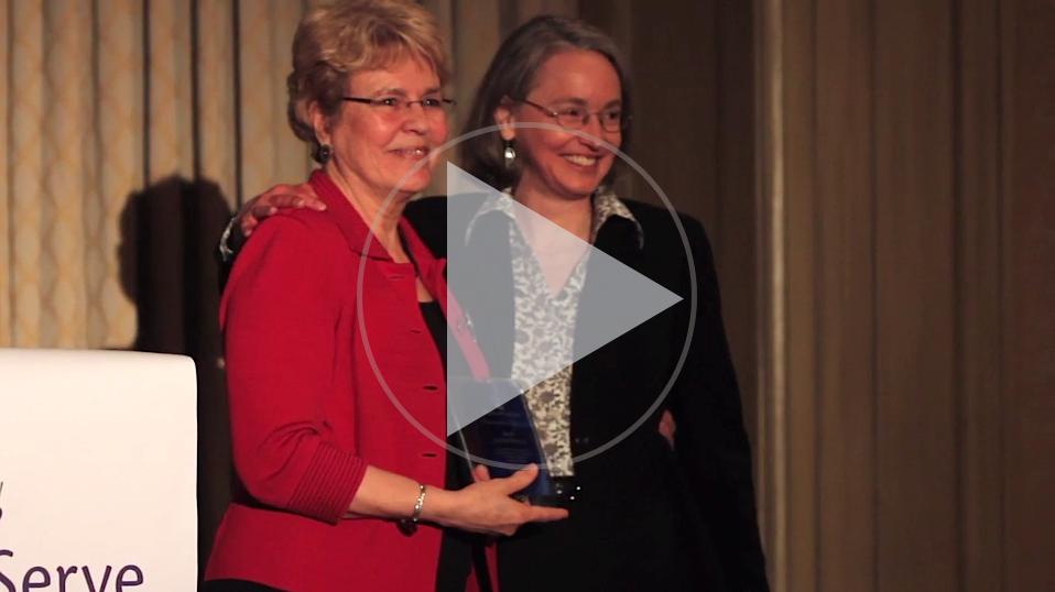 Dr. Jane Lubchenco handed down lessons from her time in Washington "from the silly to the sublime." Click above to watch her speech. Video by Sam Sheline | NatureServe
