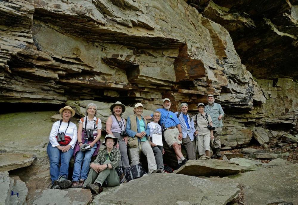 Virginia Natural Heritage Program Biologists with VA Native Plant Society
