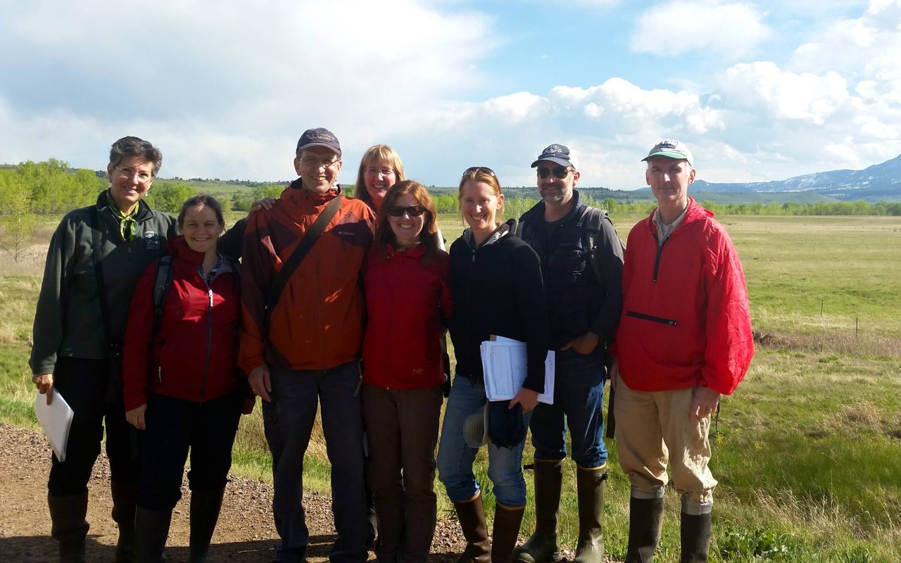 NatureServe staff and network member programs from Colorado, New Hampshire, New Jersey, and Washington met in Colorado in May 2014 to revise the network's shared methodology for assessing the ecological integrity of wetlands.