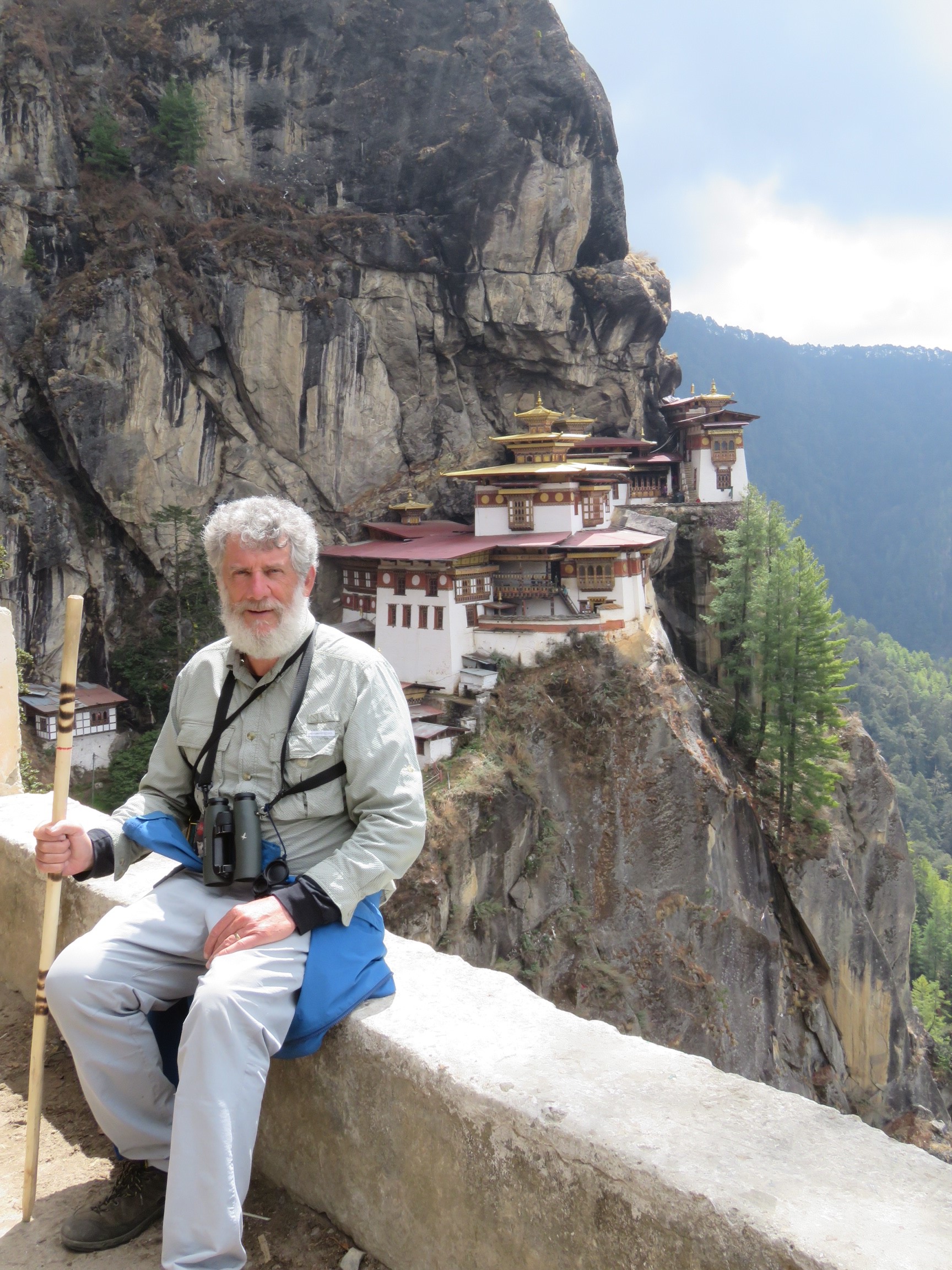 Andrew Harcombe traveling in Bhutan
