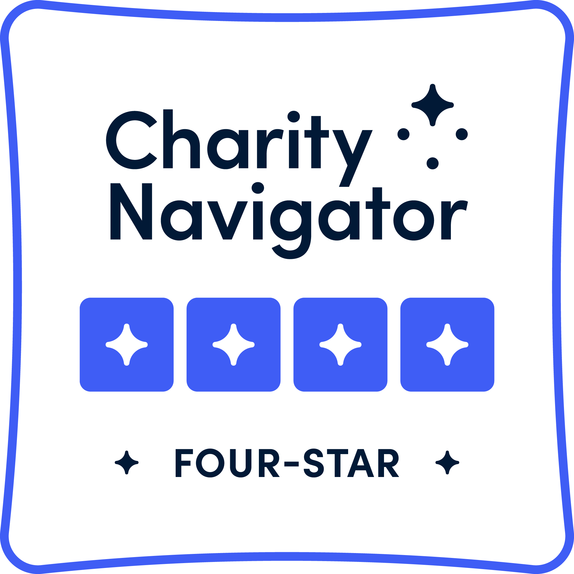 Calificación de tres estrellas de Charity Navigator