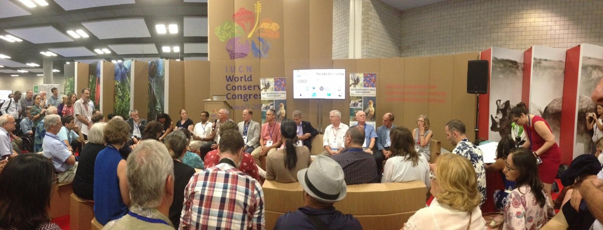 KBA Partnership announcement at the World Conservation Congress