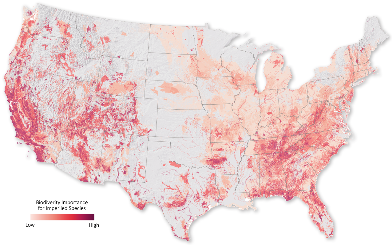 The Map of Biodiversity Importance