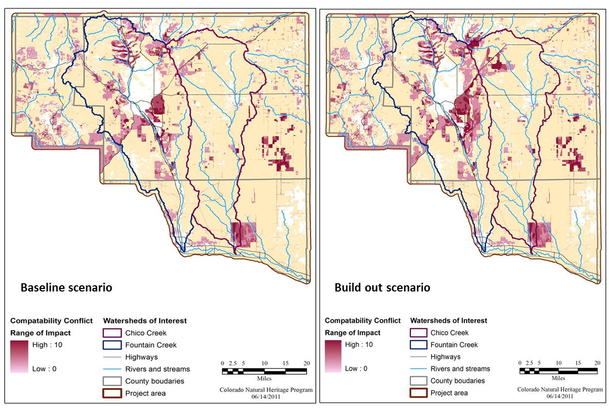 Comparison of PPACG scenario evaluations in Vista