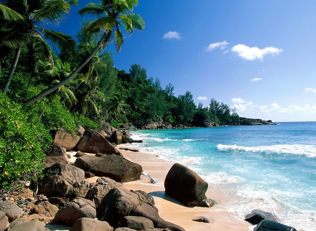 Beautiful coastline in San Juan, Puerto Rico